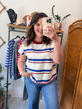 Load image into Gallery viewer, 4th Of July Stripe Top