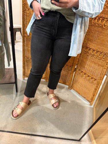 Blackout Slim Straight Denim
