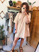 Load image into Gallery viewer, Mocha Floral Ditsy Dress
