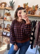 Load image into Gallery viewer, Cabin Bound Stripe Pullover