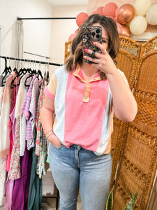 Playful Pastel Top
