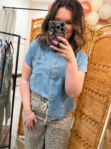 Basic Chambray Top