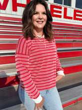Load image into Gallery viewer, Raised Ribbed Striped Top
