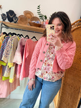 Load image into Gallery viewer, Candy Pink Knit Caridgan