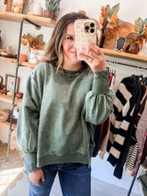 Load image into Gallery viewer, Acid Washed Fleece Sweatshirt