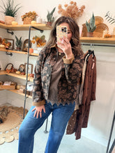 Load image into Gallery viewer, Floral Denim Jacket