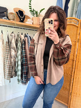 Load image into Gallery viewer, Mocha Plaid Shacket