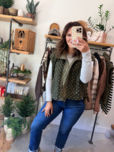 Load image into Gallery viewer, Olive Branch Sherpa Vest