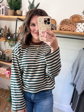 Load image into Gallery viewer, The Jackie Stripe Pullover