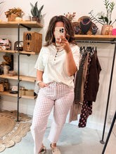 Load image into Gallery viewer, Contrast Stitch Top
