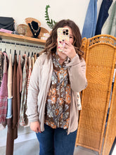 Load image into Gallery viewer, Thanksgiving Floral Blouse