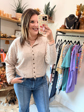 Load image into Gallery viewer, Jenny Stripe Cardigan