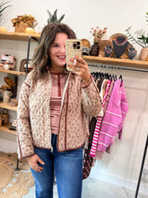 Load image into Gallery viewer, Blush Striped Henley