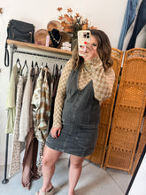 Load image into Gallery viewer, Checkered Mock Neck Top