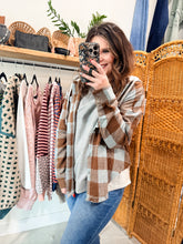 Load image into Gallery viewer, Cozy Plaid Shacket