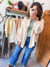 Load image into Gallery viewer, Wildflower Linen Button Top