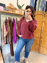Load image into Gallery viewer, Merlot Fleece Sweatshirt