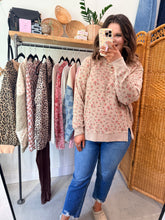 Load image into Gallery viewer, Ditsy Floral Thermal Pullover