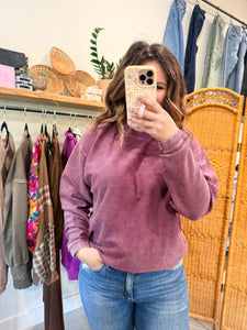 Ribbed Cozy Sweatshirt