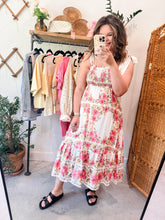 Load image into Gallery viewer, Spring Floral Midi Dress