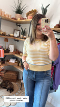 Load image into Gallery viewer, Butter &amp; Cream Stripe Sweater