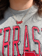 Load image into Gallery viewer, Nebraska Huskers Pave Outline Necklace