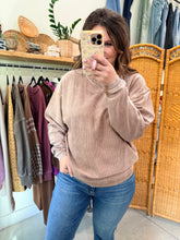 Load image into Gallery viewer, Toffee Corded Crew