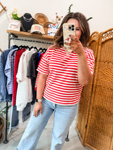 Load image into Gallery viewer, Simple Joy Striped Top
