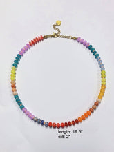 Load image into Gallery viewer, Natural Stone Semi-Precious Glass Mixed Necklace | 40NK9694