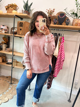 Load image into Gallery viewer, Winter Rose Double Ribbed Pullover