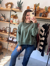 Load image into Gallery viewer, Acid Washed Fleece Sweatshirt