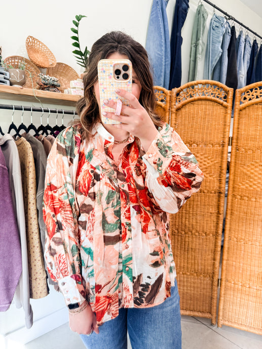 Pumpkin Spice Blouse