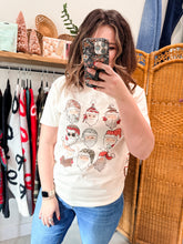 Load image into Gallery viewer, Santa + Santa hats tee