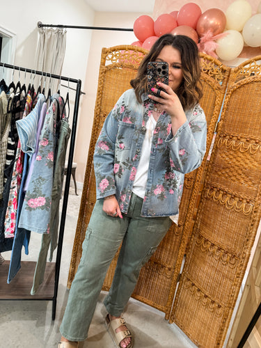 Floral Dreams Denim Jacket