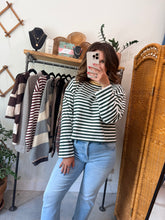 Load image into Gallery viewer, Sunday Stripe Top