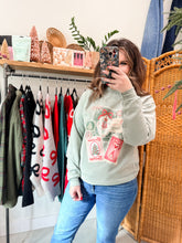 Load image into Gallery viewer, Christmas Post Card  Graphic Sweatshirt