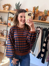 Load image into Gallery viewer, Cabin Bound Stripe Pullover