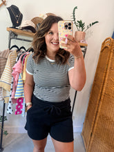 Load image into Gallery viewer, Fleece Raw Hem Shorts
