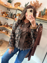 Load image into Gallery viewer, Floral Denim Jacket