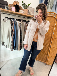 Finnely Ribbed Shacket