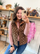 Load image into Gallery viewer, Floral Quilted Vest