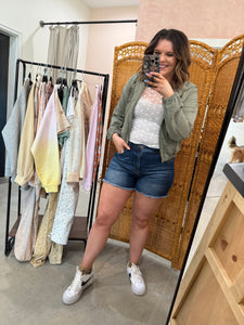 Polka Dot Mesh Top