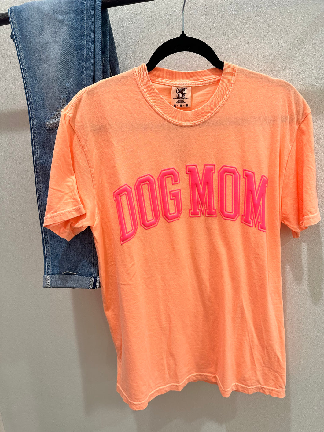 Neon Dog Mom Tee