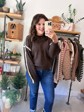Load image into Gallery viewer, Marled Contrast Stitch Sweater
