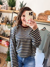 Load image into Gallery viewer, The Jackie Stripe Pullover