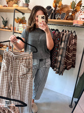 Load image into Gallery viewer, Brushed Checkered Pants
