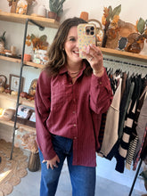 Load image into Gallery viewer, Grateful Stripe Top