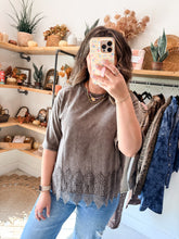 Load image into Gallery viewer, Time For Something Lace Top