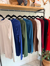 Load image into Gallery viewer, Butter Soft Round Neck Long Sleeve