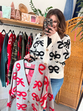 Load image into Gallery viewer, Bow Cardigan